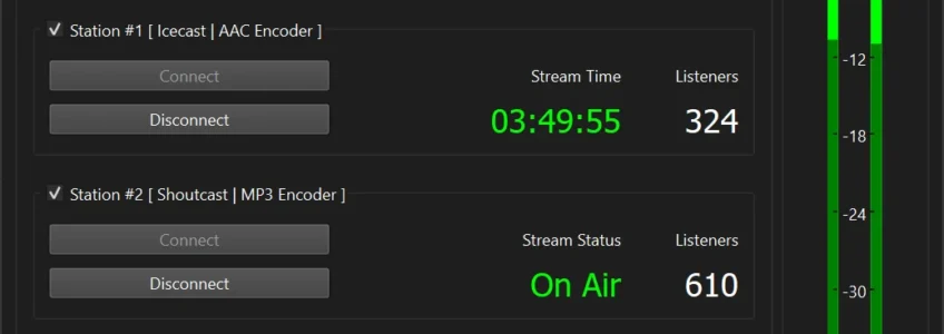Radio encoder: BUTT en de nieuwe BUTTM voor SHOUTcast & Icecast streams