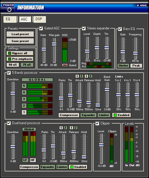 Hoe krijgt je je stream (muziek) op 1 nivo?